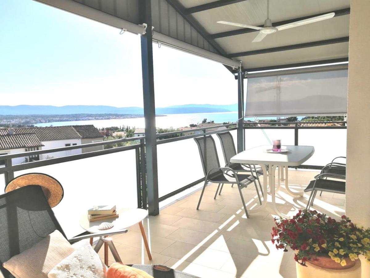 Lovely Sea View House In Malinska Island Krk Екстериор снимка